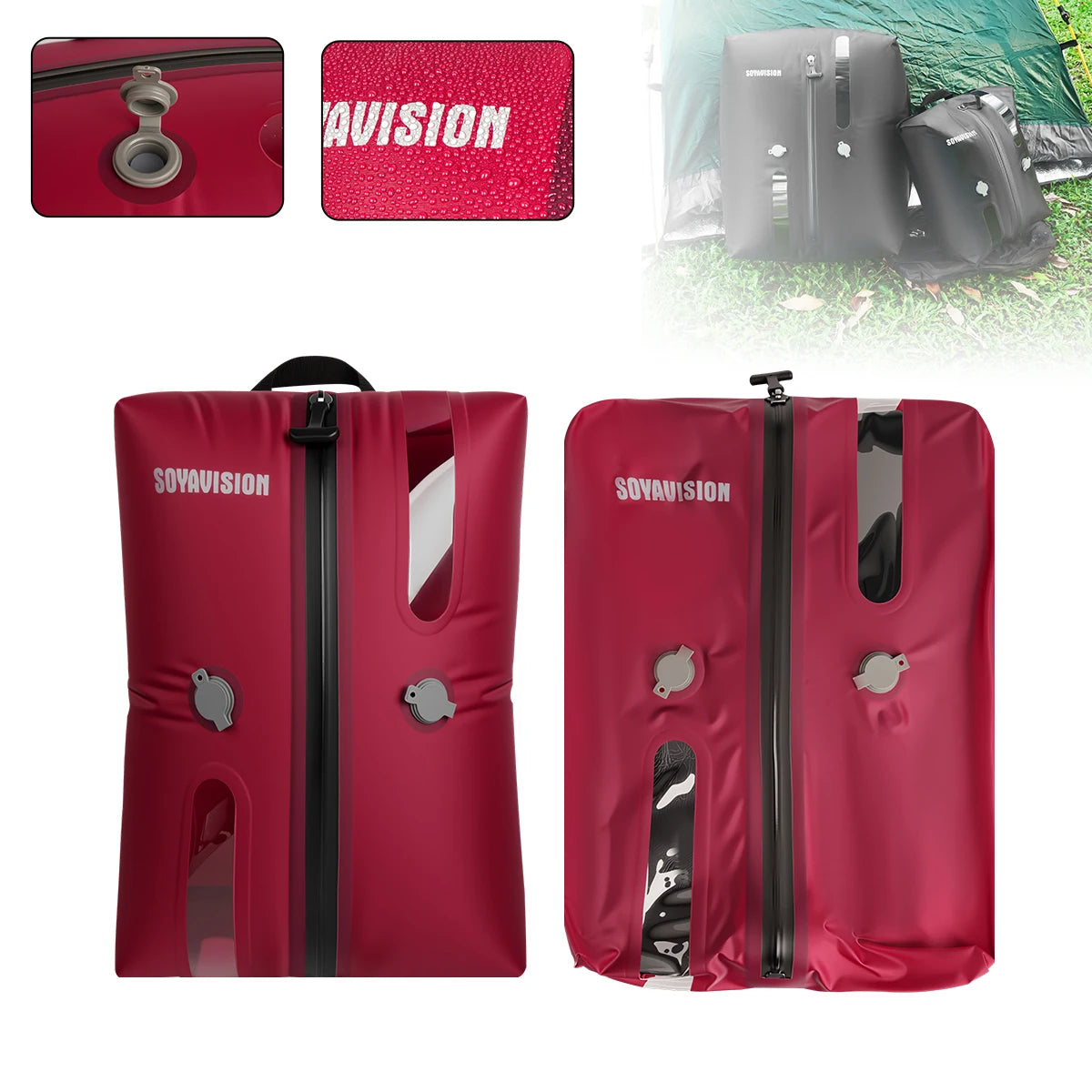 New Reusable Vacuum Bags for Travel Dustproof Space Saver Vacuum Compression Bag Waterproof Luggage Vacuum Storage Bag