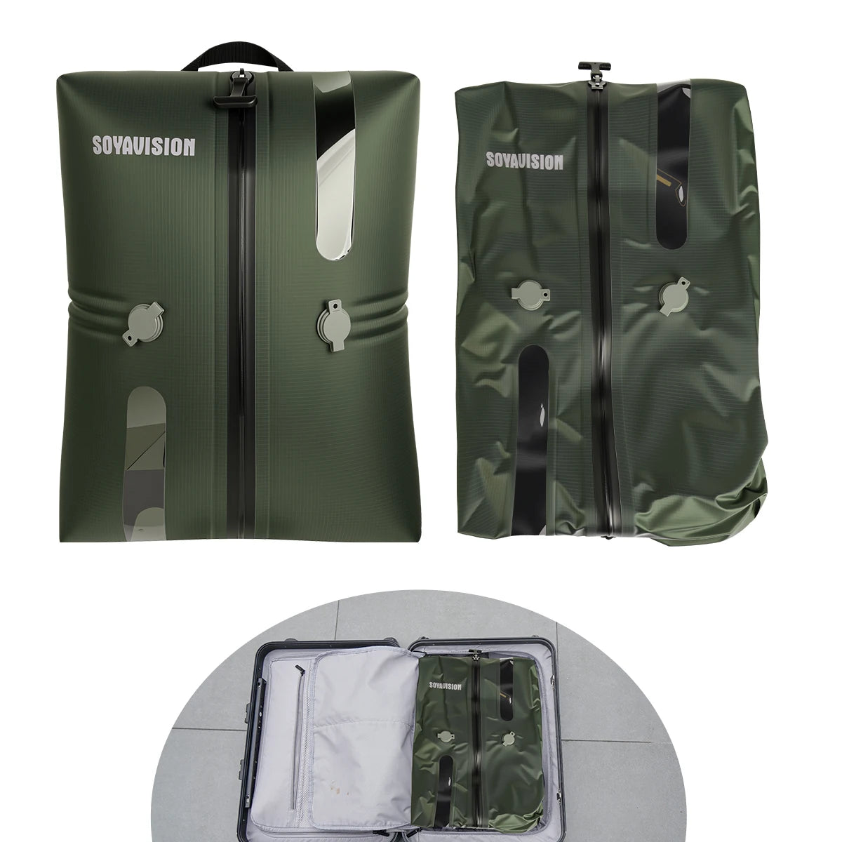 New Reusable Vacuum Bags for Travel Dustproof Space Saver Vacuum Compression Bag Waterproof Luggage Vacuum Storage Bag